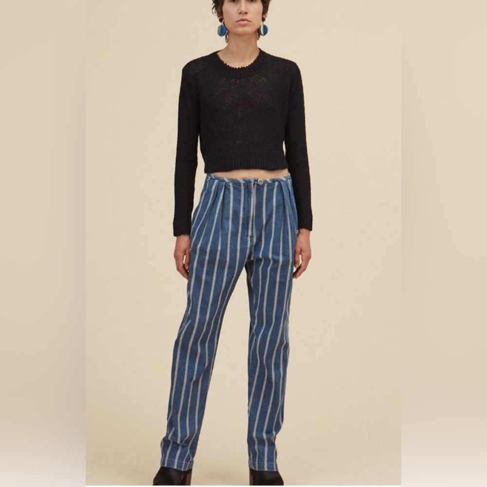 Rachel Comey Blue and White jeans